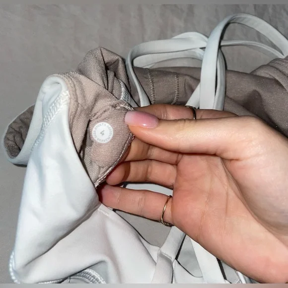 Lululemon Energy Bra Longline Sports Bra White - Picture 7 of 7